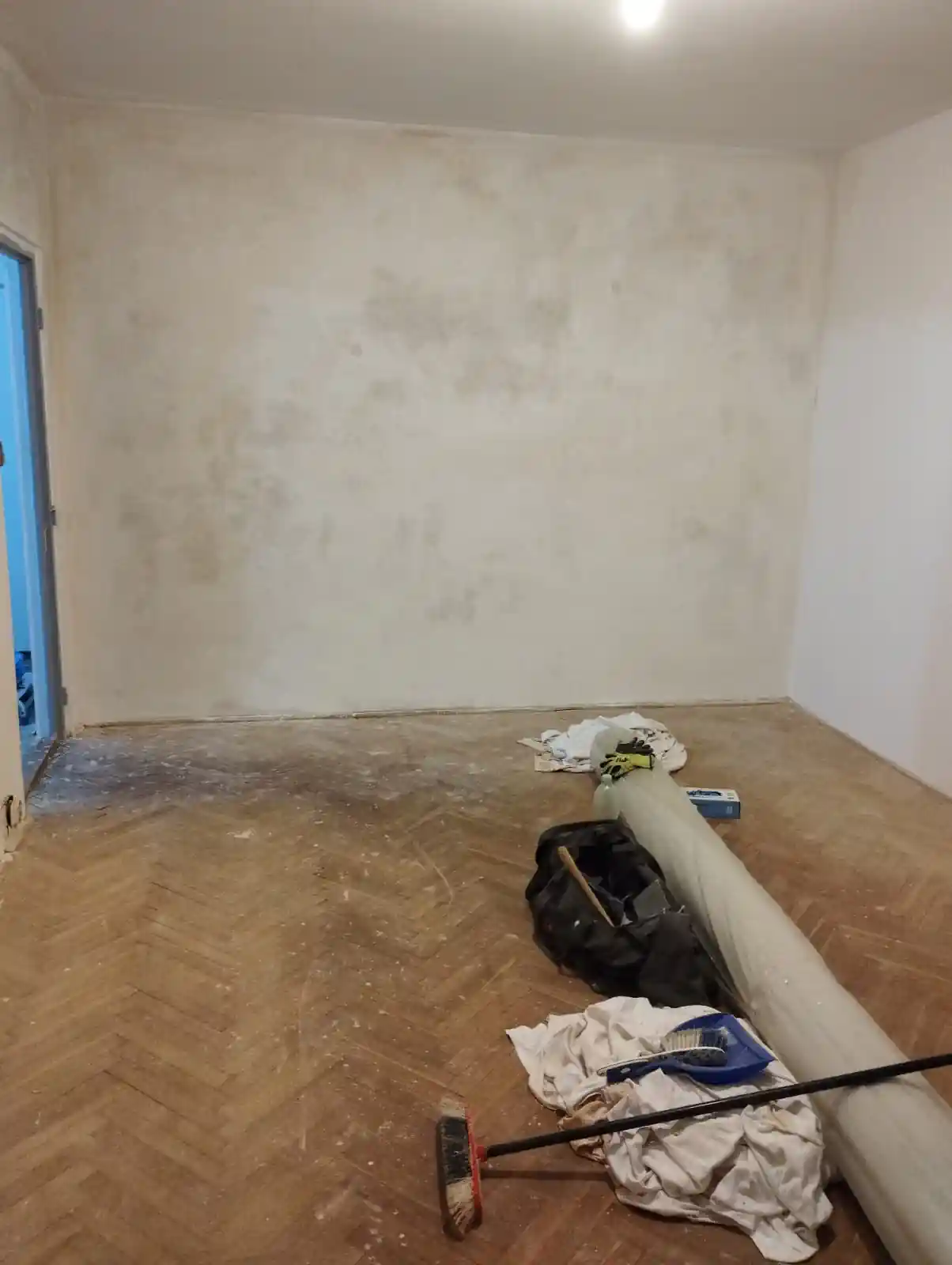 Práce během vyklízení nemovitosti