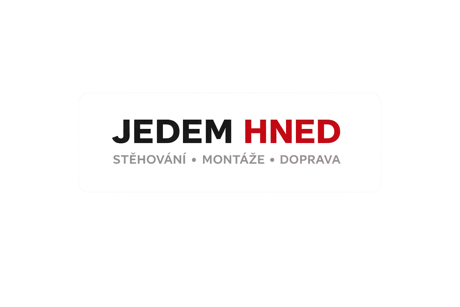 Jedem Hned - stěhování, montáže, doprava
